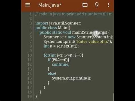 print odd numbers in java|Java Program To Print Odd Numbers Fr.